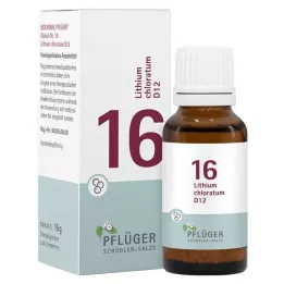 BIOCHEMIE Pflüger 16 Lithium chloratum D 12 σφαιρίδια, 15 g