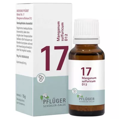 Biochemistry Pflueger 17 Manganum sulfuricum D 12 σφαιρίδια, 15 g