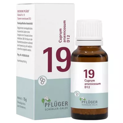Biochemistry Pflueger 19 Cuprum arsenicosum D 12 σφαιρίδια, 15 g