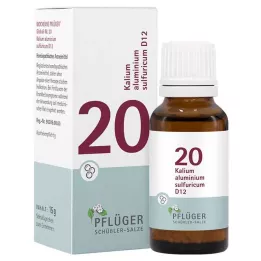BIOCHEMIE Pflüger 20 Potassium alumin.sulphur.D 12 Gl., 15 g
