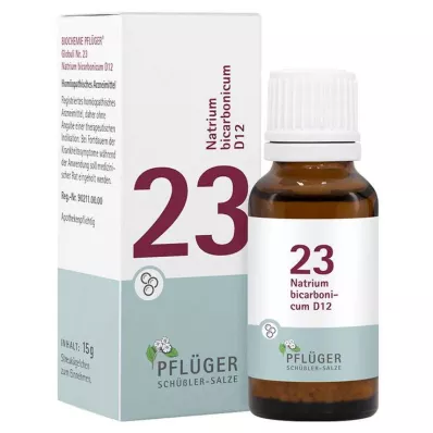 Biochemistry Pflueger 23 Natrum bicarbonicum D 12 σφαιρίδια, 15 g