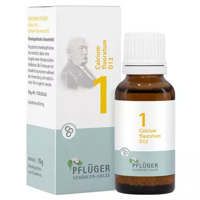 BIOCHEMIE Pflüger 1 Calcium fluoratum D 12 σφαιρίδια, 15 g