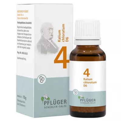 Biochemistry Pflueger 4 Potassium chloratum D 6 σφαιρίδια, 15 g