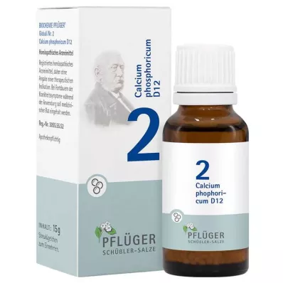 Biochemistry Pflueger 2 Calcium phosphoricum D 12 Gl., 15 g