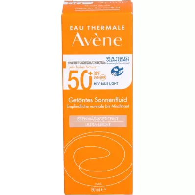 AVENE Αντηλιακό υγρό SPF 50+ tinted, 50 ml