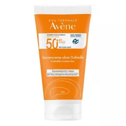 AVENE Αντηλιακή κρέμα SPF 50+ χωρίς αρώματα, 50 ml