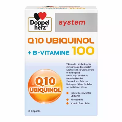 Doppelherz Q10 Ubiquinol 100 κάψουλες συστήματος, 60 τεμάχια