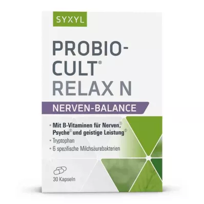 Κάψουλες Probio-Cult Relax N Syxyl (30 τεμάχια)