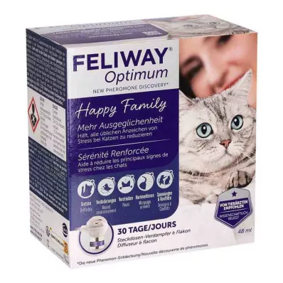 Feliway Optimum Starter Kit για Γάτες, 48 ml