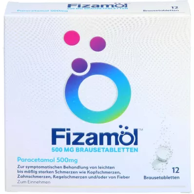 FIZAMOL αναβράζοντα δισκία 500 mg, 12 τεμάχια