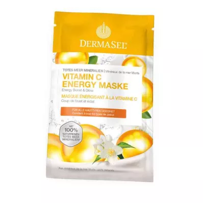 Ενεργειακή μάσκα Dermasel με βιταμίνη C από τη νεκρή θάλασσα (12 ml)
