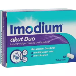 IMODIUM οξεία δόση 2 mg/125 mg δισκία, 12 τεμάχια
