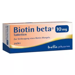 BIOTIN BETA δισκία των 10 mg, 20 τεμάχια