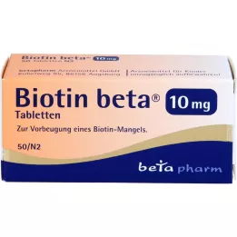 BIOTIN BETA δισκία των 10 mg, 50 τεμάχια