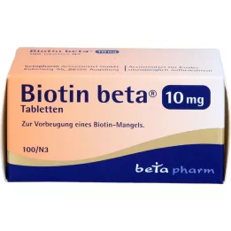 BIOTIN BETA δισκία των 10 mg, 100 τεμάχια