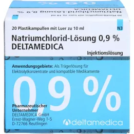 NATRIUMCHLORID-Διάλυμα 0,9% Deltamedica Luer Pl., 20X10 ml