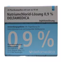 NATRIUMCHLORID-Διάλυμα 0,9% Deltamedica Luer Pl., 20X10 ml