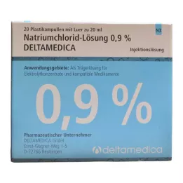 NATRIUMCHLORID-Διάλυμα 0,9% Deltamedica Luer Pl., 20X20 ml
