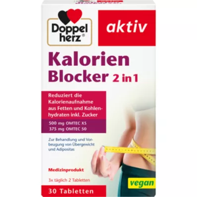 DOPPELHERZ Calorie Blocker 2in1 δισκία, 30 κάψουλες