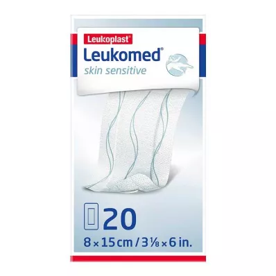 Leukomed® ευαίσθητο δέρμα 8x15 cm, 20 τμχ