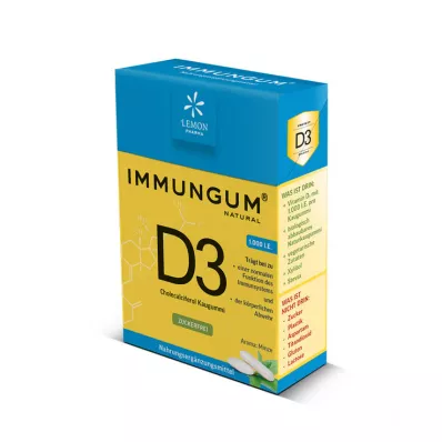 VITAMIN D3 IMMUNGUM Τσίχλα, 28 g