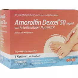 AMOROLFIN Dexcel 50 mg/ml βερνίκι νυχιών που περιέχει δραστική ουσία, 3 ml