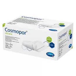 COSMOPOR επίδεσμος σιλικόνης 5x7,2 cm, 50 τεμάχια