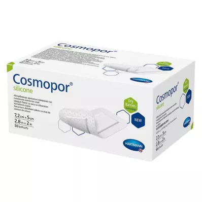 Επίδεσμος τραυμάτων Cosmopor® σιλικόνης 5x7,2 cm, 50 τεμ