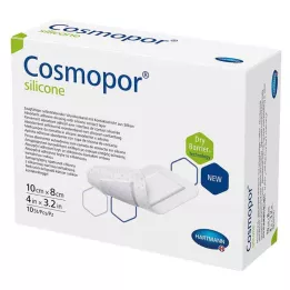 COSMOPOR επίδεσμος σιλικόνης 8x10 cm, 10 τμχ