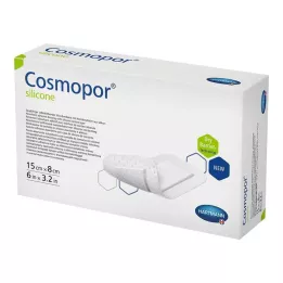 COSMOPOR επίδεσμος σιλικόνης 8x15 cm, 5 τεμ