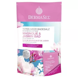 DERMASEL Άλατα μπάνιου από τη Νεκρά Θάλασσα μανόλια &amp; Γιασεμί, 1 p