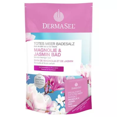 DERMASEL Άλατα μπάνιου από τη Νεκρά Θάλασσα μανόλια & Γιασεμί, 1 p DERMASEL Άλατα μπάνιου από τη Νεκρά Θάλασσα μανόλια & Γιασεμί, 1 p
