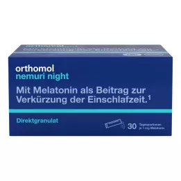 ORTHOMOL κόκκοι nemuri night direct, 30 τεμάχια