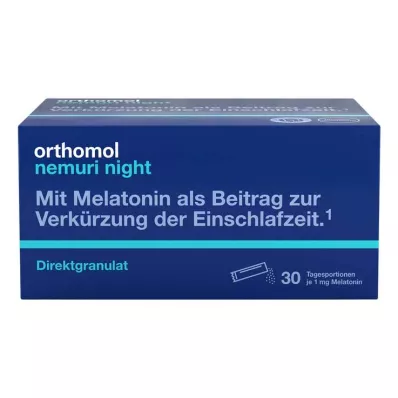 ORTHOMOL κόκκοι nemuri night direct, 30 τεμάχια