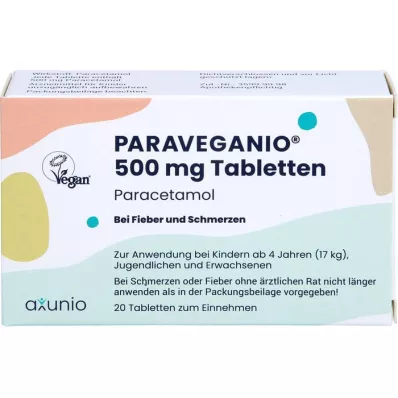 PARAVEGANIO δισκία 500 mg, 20 τεμάχια