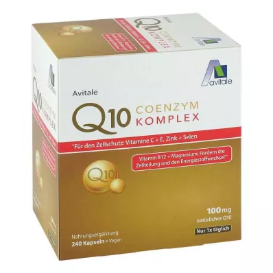 COENZYM Q10 100 mg κάψουλες+βιταμίνες+μέταλλα, 240 τεμάχια