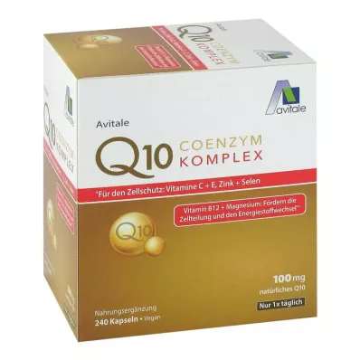 Coenzyme Q10 100 mg κάψουλες + βιταμίνες + μέταλλα, 240 τεμ