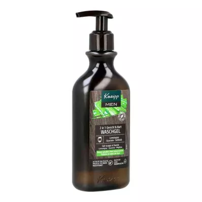 Kneipp Ανδρικό τζελ προσώπου 2 σε 1&amp;Beard Wash Gel (250 ml)