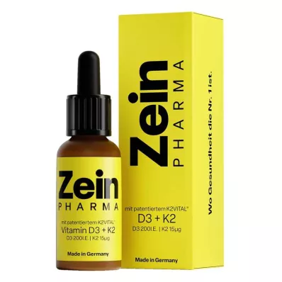 Vitamin D3 + K2 MK-7 all trans Οικογενειακό πόσιμο στάγδην, 20 ml