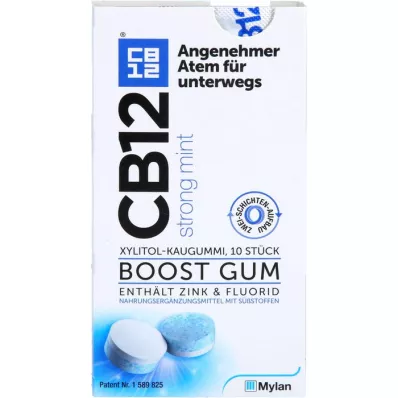 Τσίχλα CB12 boost strong mint, 10 τμχ