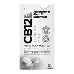 CB12 boost Ευκάλυπτος λευκή τσίχλα, 10 τμχ