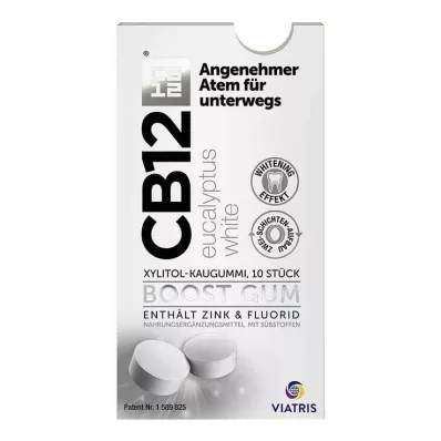 CB12 boost Ευκάλυπτος λευκή τσίχλα, 10 τμχ