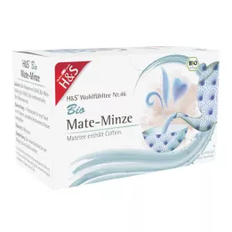 H&amp;S Σακούλα φίλτρου Organic Mate-Mint, 20X1.8 g