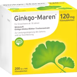 GINKGO-MAREN 120 mg επικαλυμμένα με λεπτό υμένιο δισκία, 200 τεμάχια