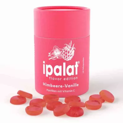 Ipalat Pastilles Flavor Edition Raspberry-Vanilla (40 τεμάχια)