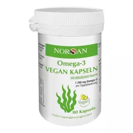 NORSAN Ωμέγα-3 vegan κάψουλες, 80 τεμάχια