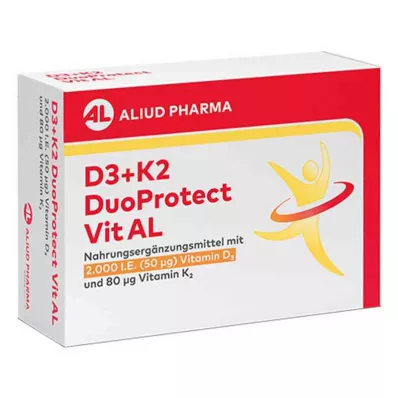 D3+K2 Duoprotec Vit AL 4000 IU/80 Μg κάψουλες (30 τεμάχια)
