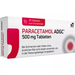 PARACETAMOL ADGC δισκία 500 mg, 20 τεμάχια