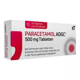 PARACETAMOL ADGC δισκία 500 mg, 20 τεμάχια