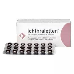ICHTHRALETTEN 200 mg δισκία με εντερική επικάλυψη, 84 τεμάχια